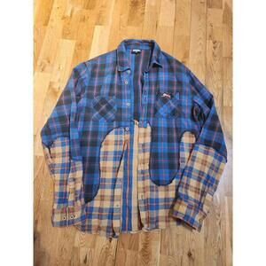 Billionaire Boys Club x Ice Cream Melt Flannel Mens Large